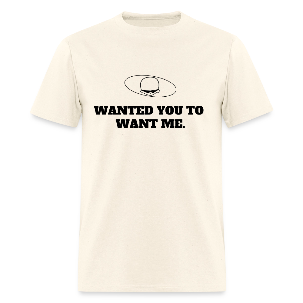 1980s "WANTED YOU TO WANT ME." Pop Progeny T-Shirt (Dark on Light) - sweet cream heather