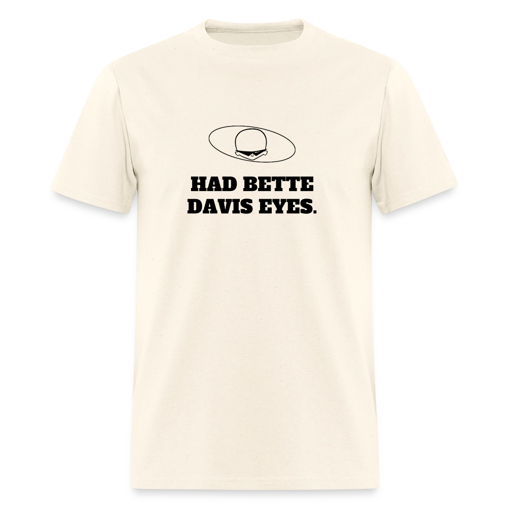 1980s "HAD BETTE DAVIS EYES." Pop Progeny T-Shirt (Dark on Light) - sweet cream heather