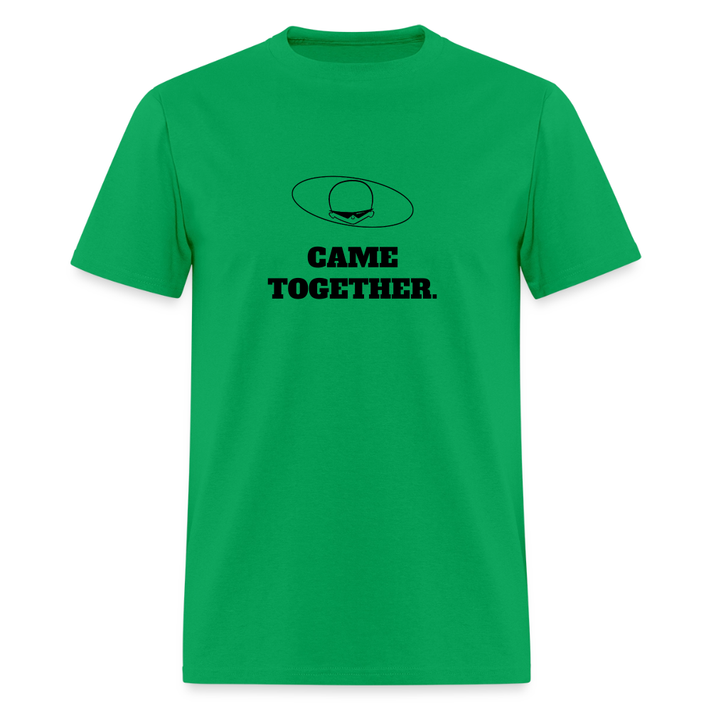 1960s "CAME TOGETHER." Pop Progeny Couples T-Shirt (Dark on Light) - bright green