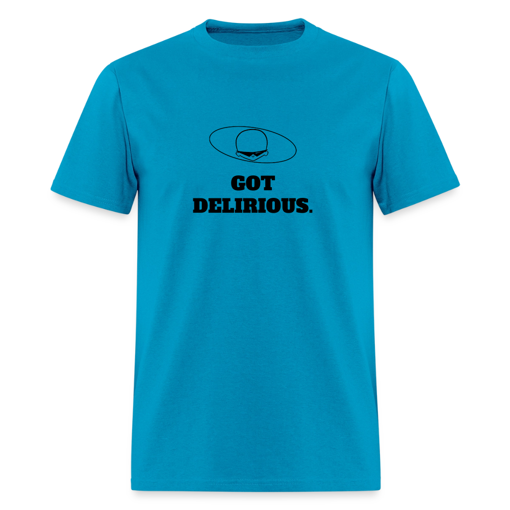 1980s "GOT DELIRIOUS." Pop Progeny T-Shirt (Dark on Light) - turquoise