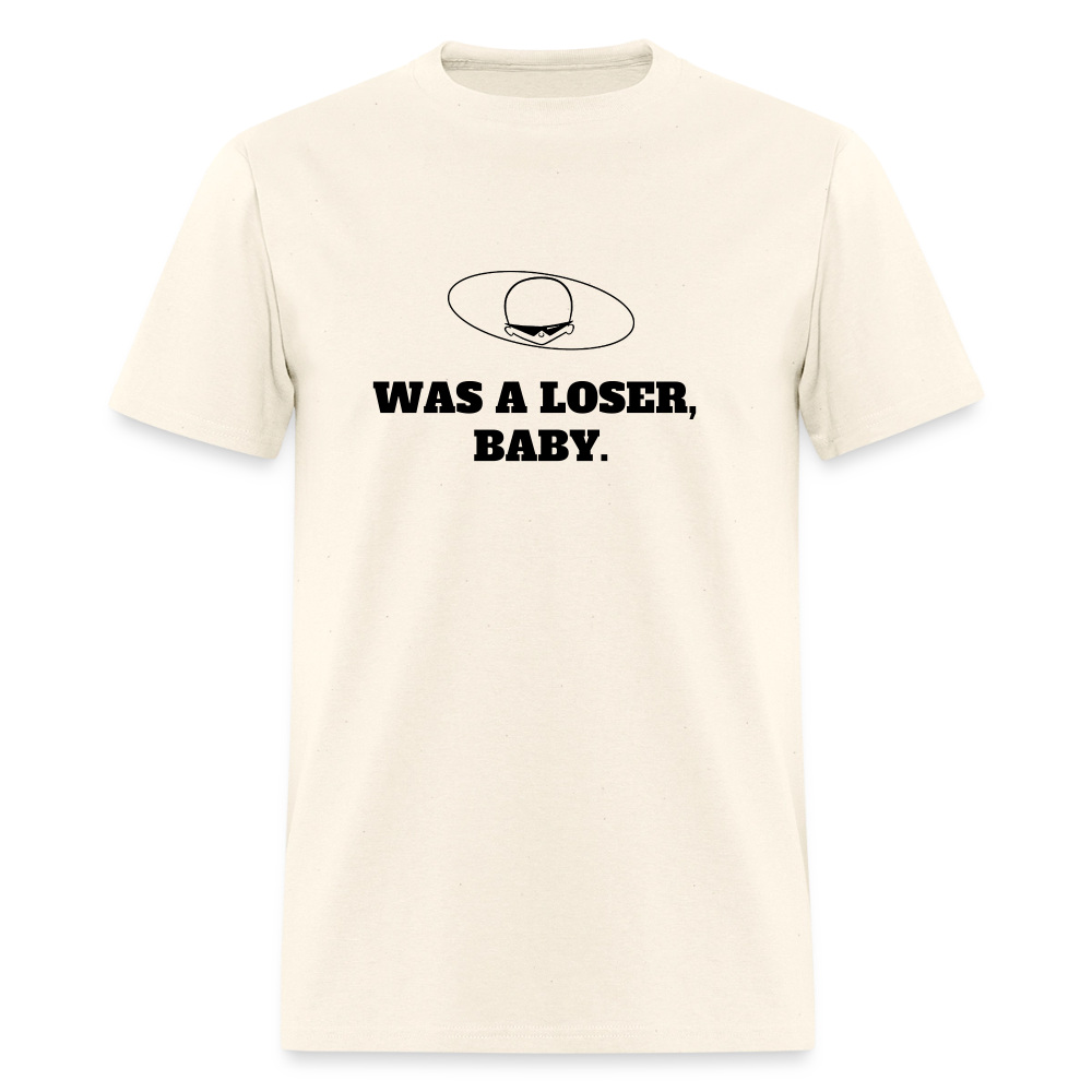 1990s "WAS A LOSER, BABY." Pop Progeny T-Shirt (Dark on Light) - sweet cream heather