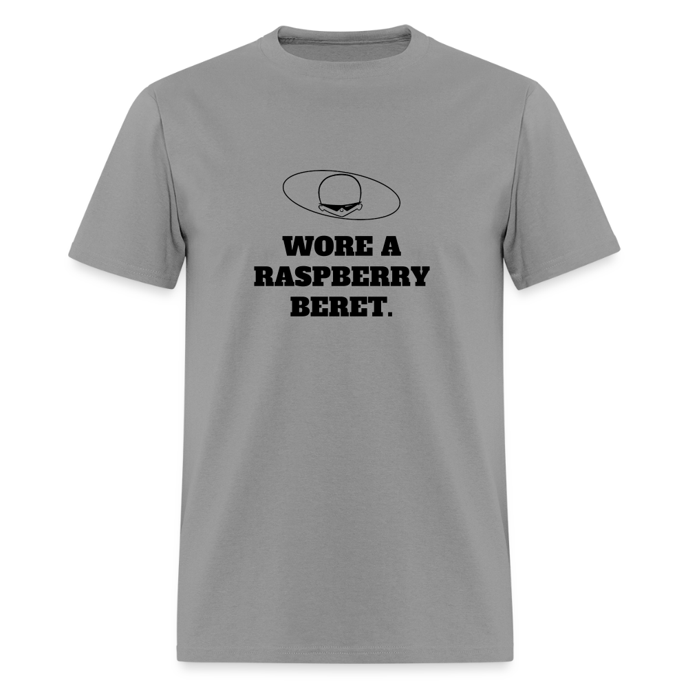 1980s "WORE A RASPBERRY BERET." Pop Progeny T-Shirt (Dark on Light) - rock