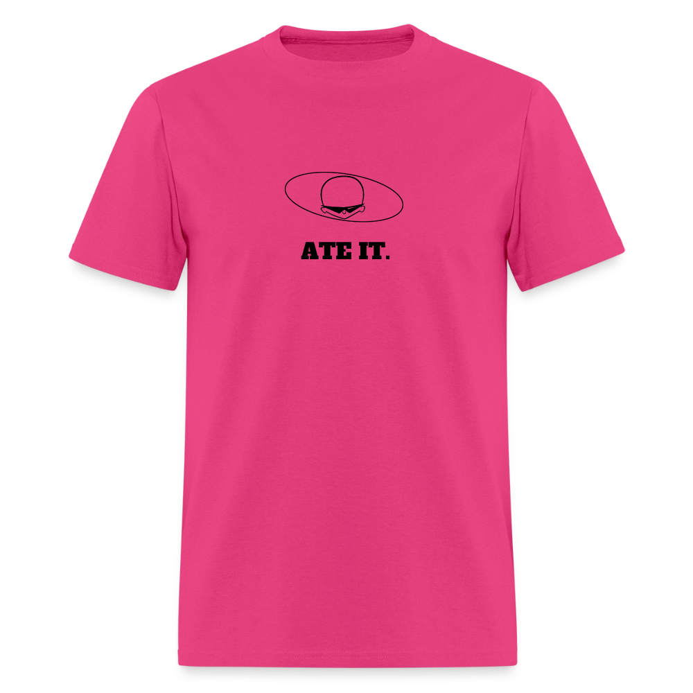 1980s "ATE IT." Pop Progeny T-Shirt (Dark on Light) - fuchsia
