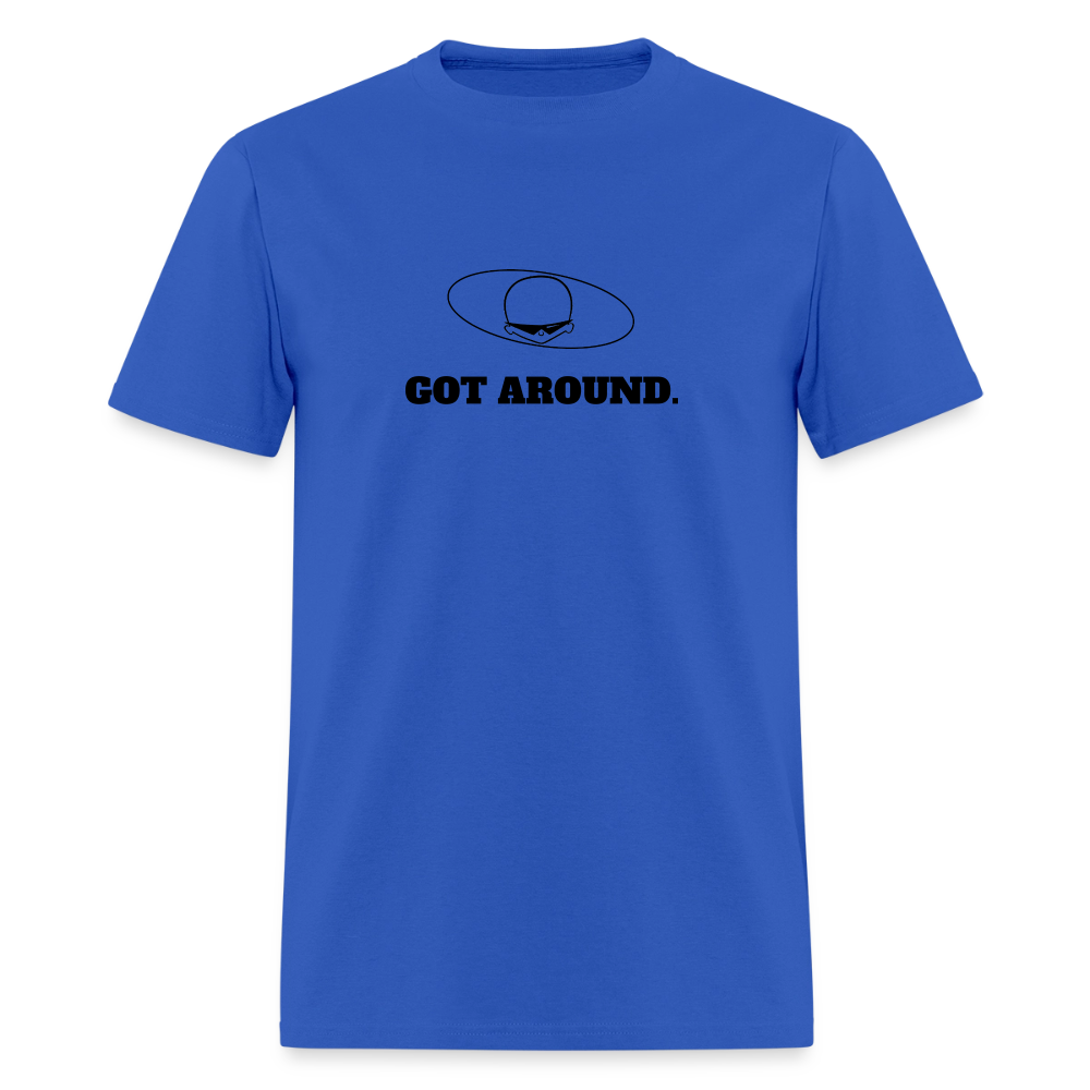 1960s "GOT AROUND." Pop Progeny T-Shirt (Dark on Light) - royal blue