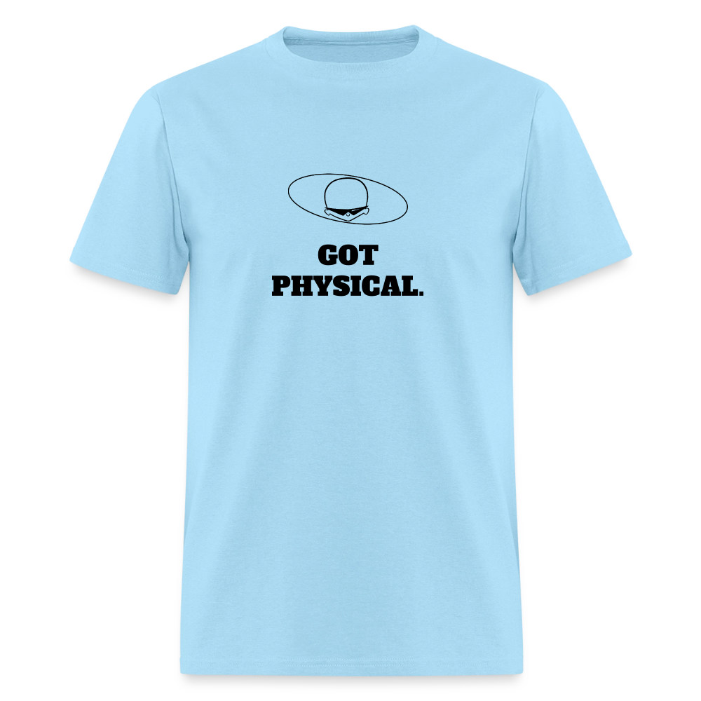 1980s "GOT PHYSICAL." Pop Progeny T-Shirt (Dark on Light) - powder blue