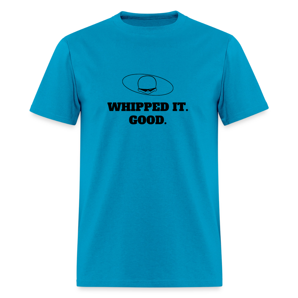 1980s "WHIPPED IT. GOOD." Pop Progeny T-Shirt (Dark on Light) - turquoise