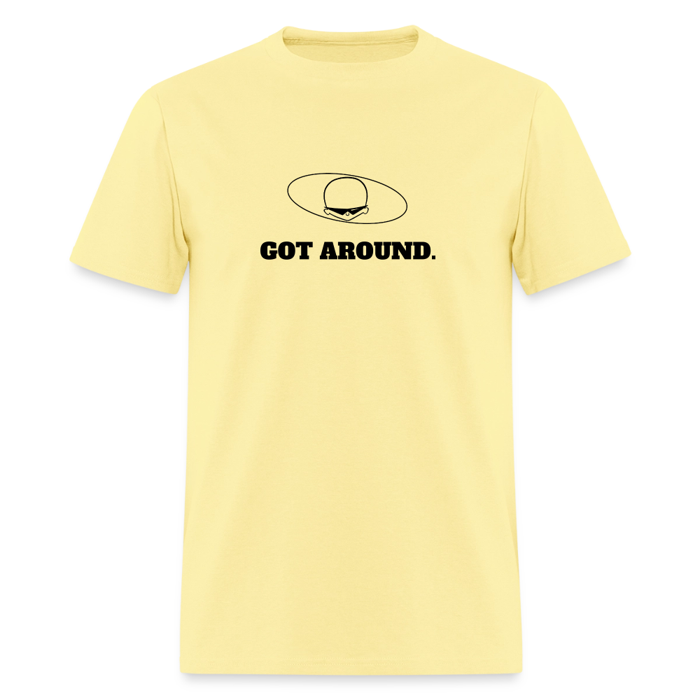 1960s "GOT AROUND." Pop Progeny T-Shirt (Dark on Light) - cornsilk