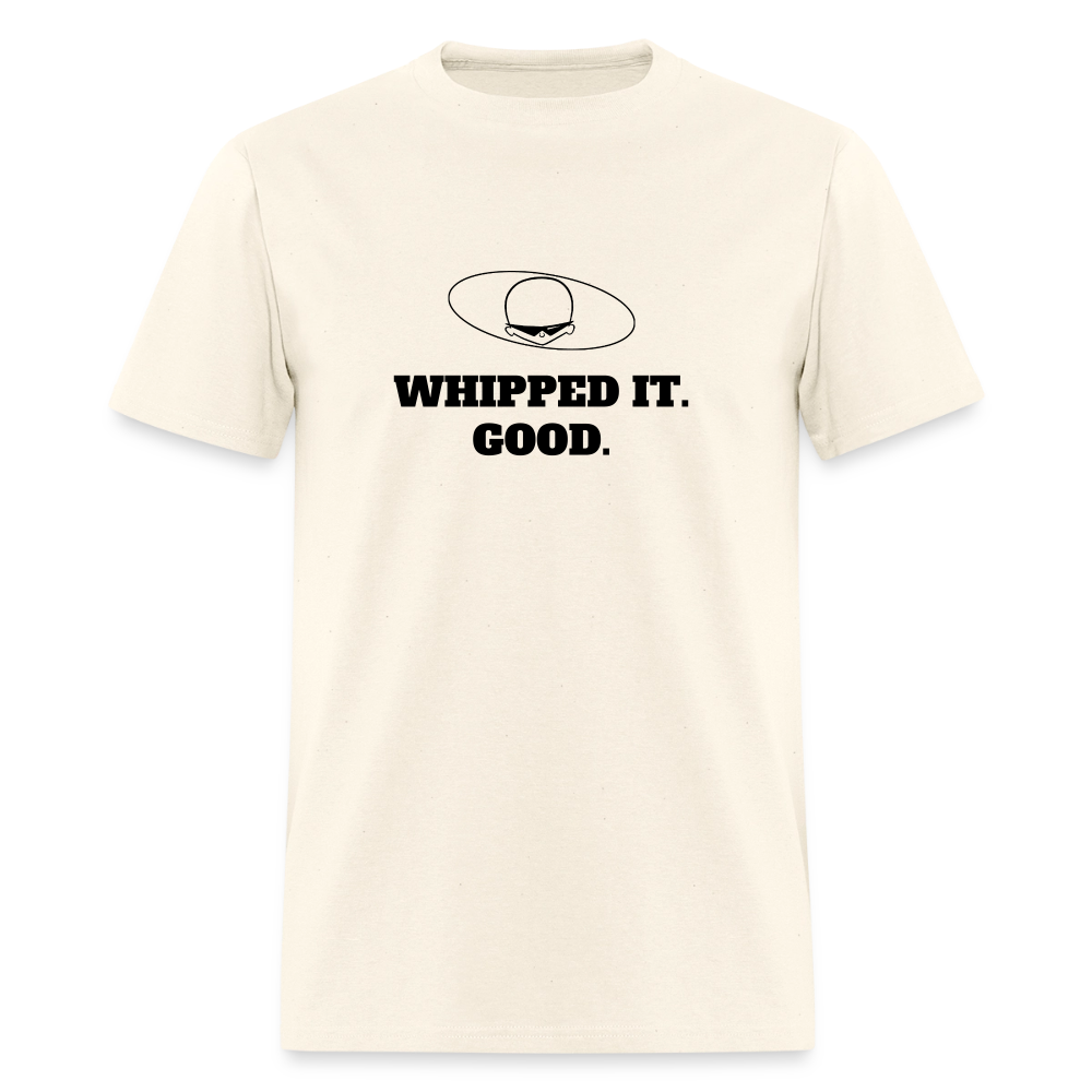 1980s "WHIPPED IT. GOOD." Pop Progeny T-Shirt (Dark on Light) - sweet cream heather