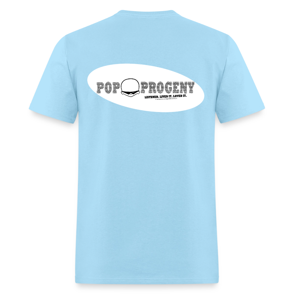 1950s "BAMBA BAMBA'D." Pop Progeny T-Shirt (Dark on Light) - powder blue