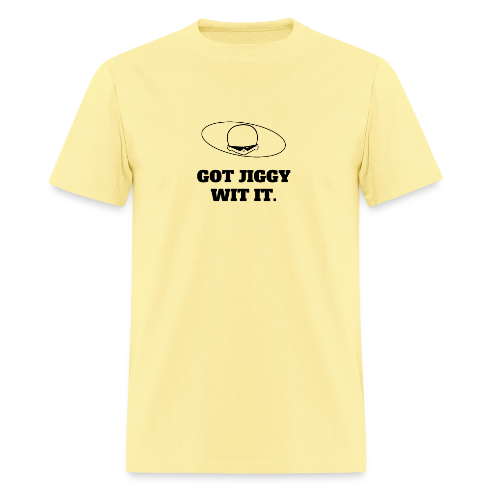 1990s "GOT JIGGY WIT IT." Pop Progeny T-Shirt (Dark on Light) - cornsilk