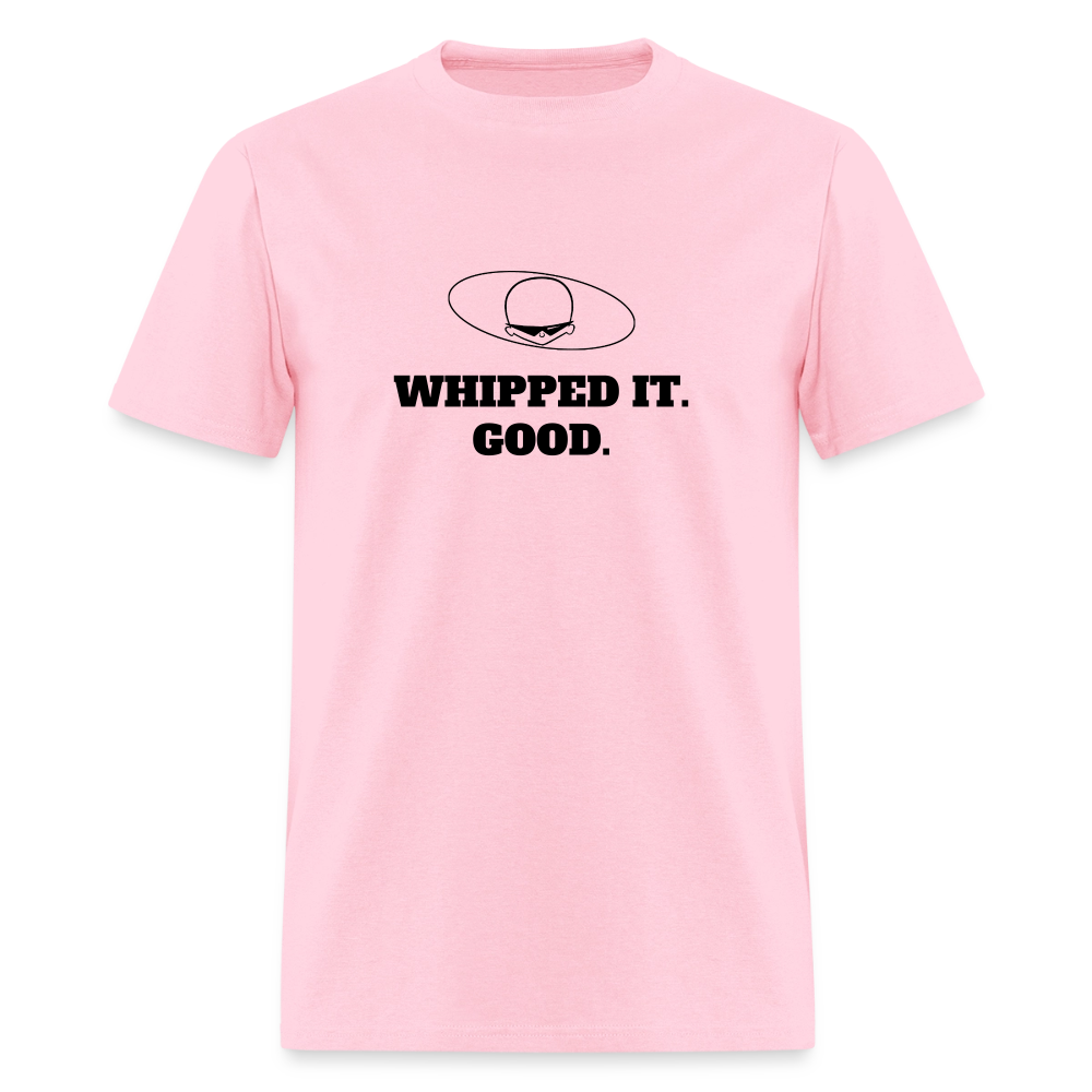 1980s "WHIPPED IT. GOOD." Pop Progeny T-Shirt (Dark on Light) - pink