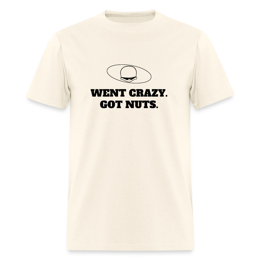 1980s "WENT CRAZY. GOT NUTS." Pop Progeny T-Shirt (Dark on Light) - sweet cream heather