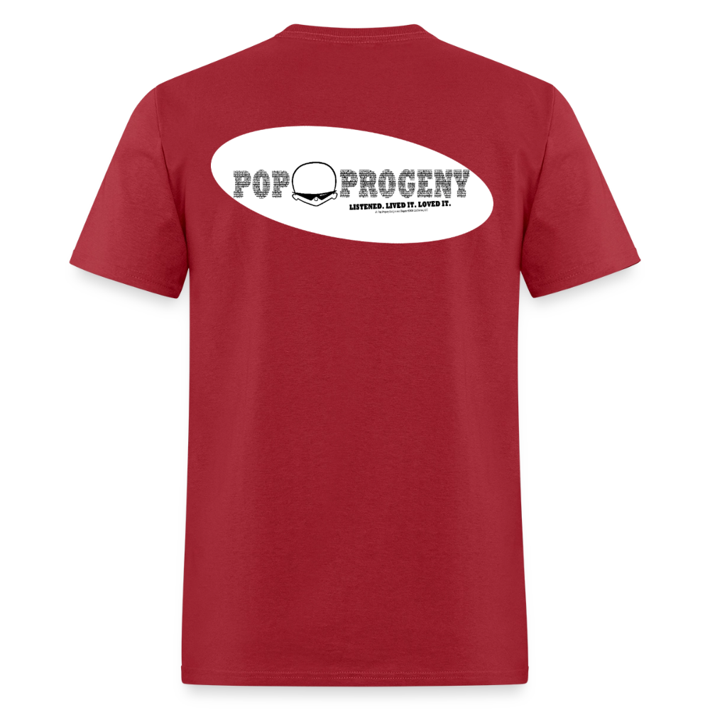 1980s "WHIPPED IT. GOOD." Pop Progeny T-Shirt (Dark on Light) - dark red