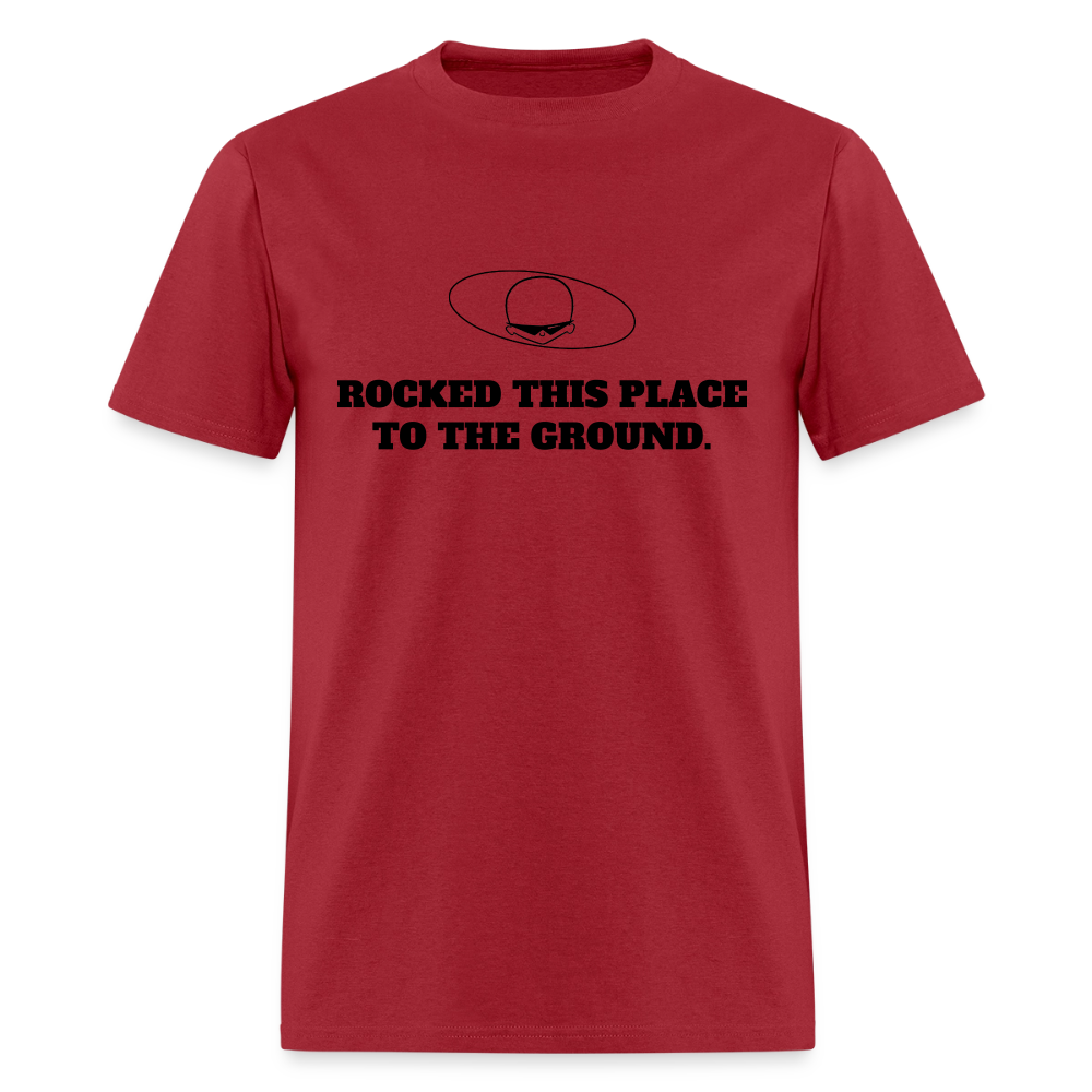 1980s "HELD ON TIGHT TO MY DREAMS." Pop Progeny T-Shirt (Dark on Light) - dark red