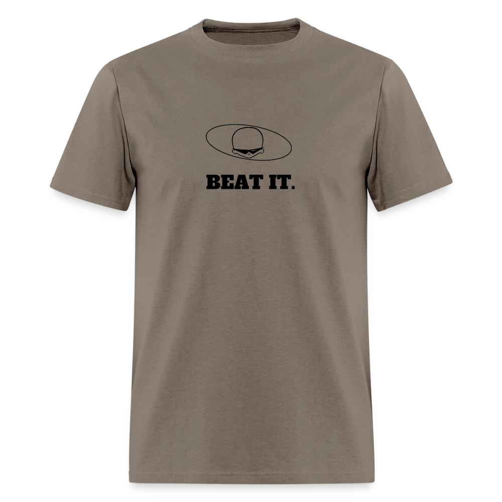 1980s "BEAT IT." Pop Progeny T-Shirt (Dark on Light) - safari