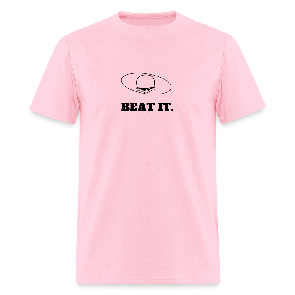 1980s "BEAT IT." Pop Progeny T-Shirt (Dark on Light) - pink