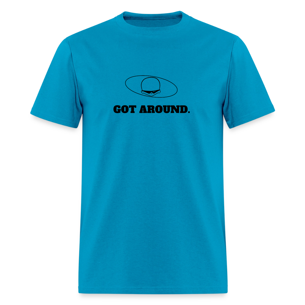 1960s "GOT AROUND." Pop Progeny T-Shirt (Dark on Light) - turquoise