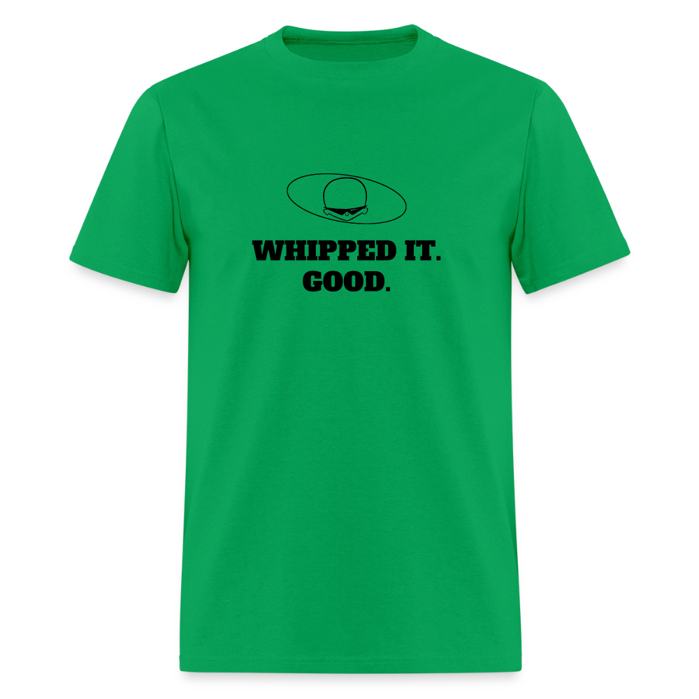 1980s "WHIPPED IT. GOOD." Pop Progeny T-Shirt (Dark on Light) - bright green