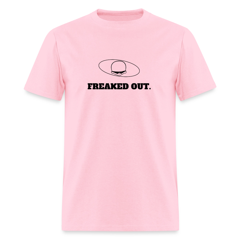 1970s "FREAKED OUT." Pop Progeny T-Shirt (Dark on Light) - pink