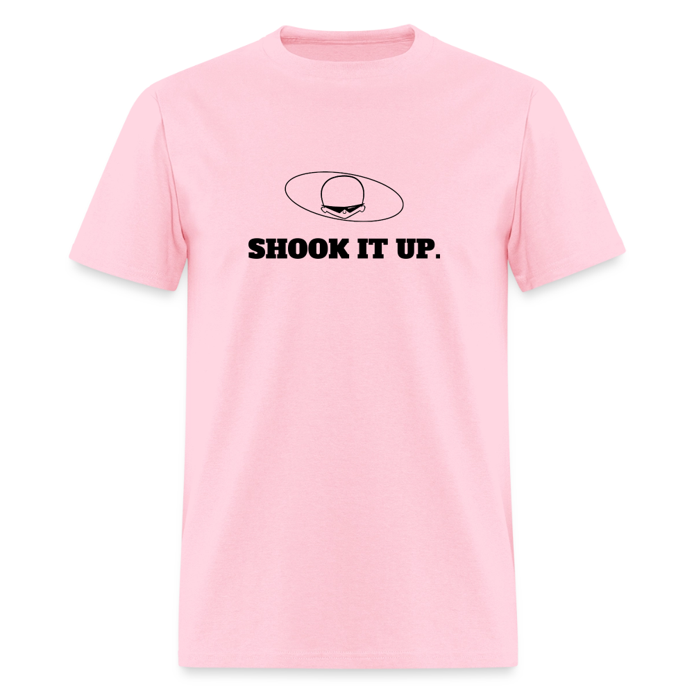 1980s "SHOOK IT UP." Pop Progeny T-Shirt (Dark on Light) - pink