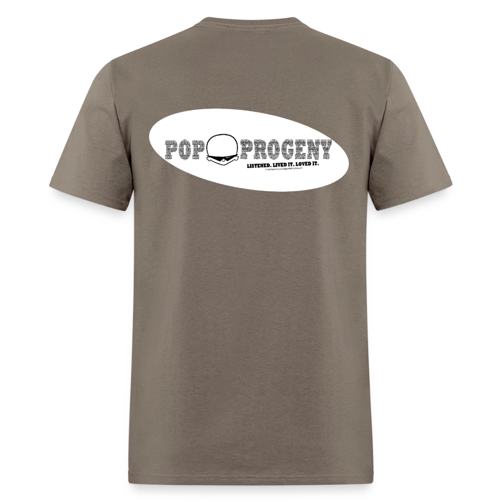 1950s "BAMBA BAMBA'D." Pop Progeny T-Shirt (Dark on Light) - safari